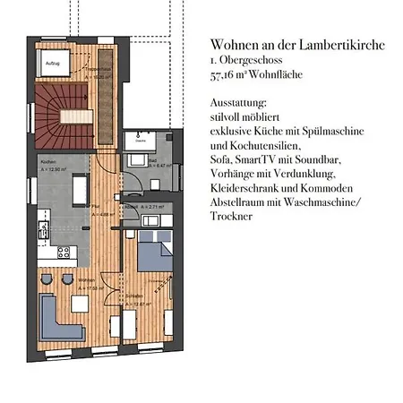 شقة Wohnen Am Schlossplatz أولدنبورغ
